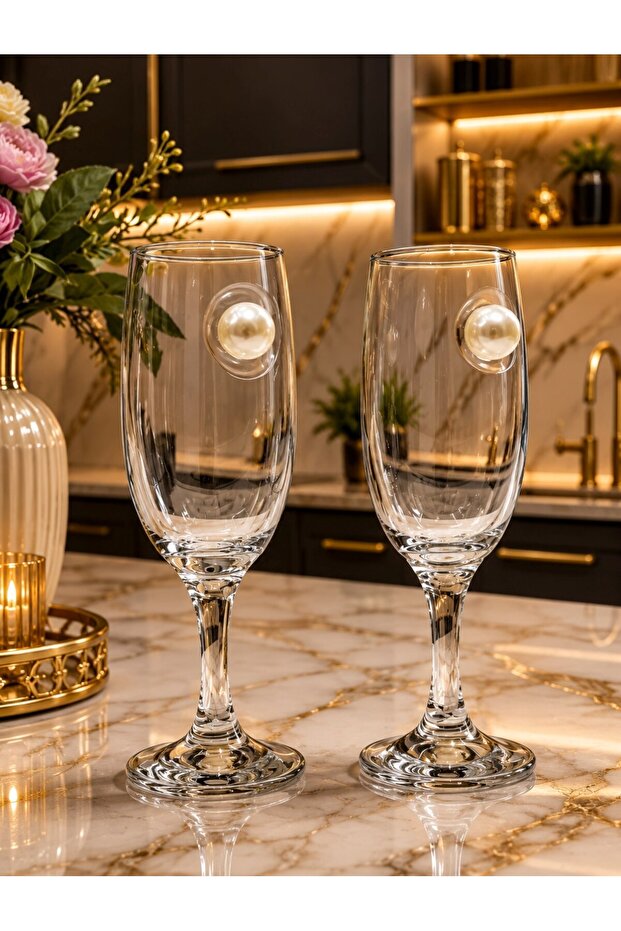 ® Drinking Glass with Pearl Motif