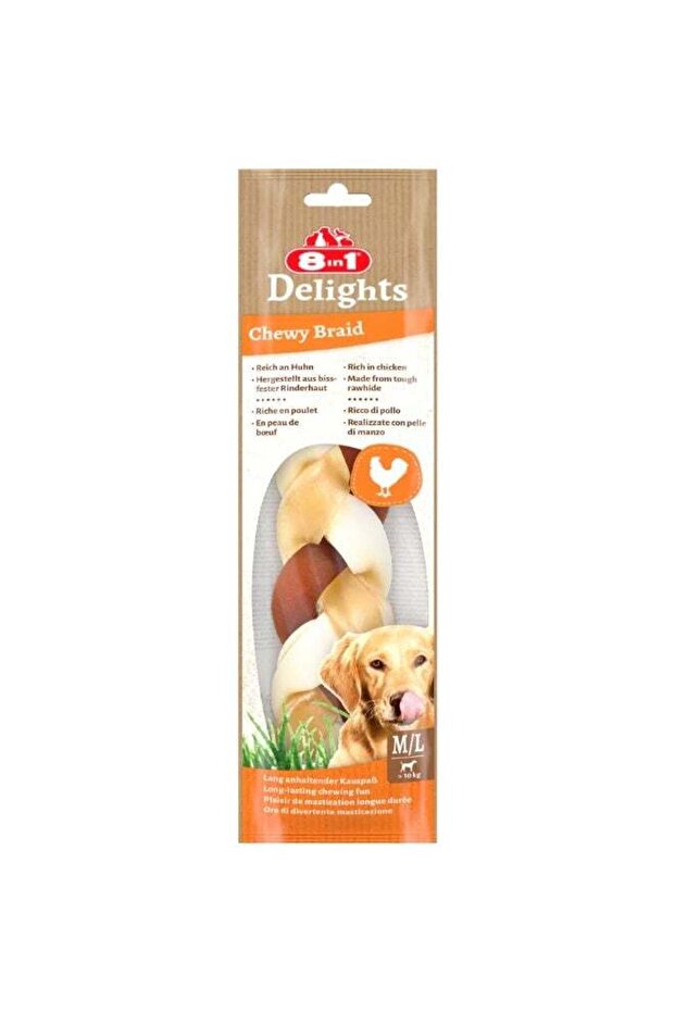Delights Chewy Braids M/L, 80 g