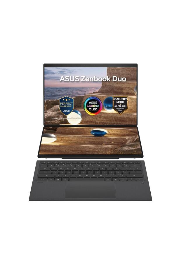 Zenbook Duo Intel Ultra 9 386H 32GB RAM 1TB SSD Shared Graphics 14" Touch Win11H Moher Gray