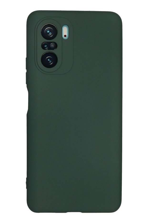 Aconcept Poco F3 Case Nano Velvet Silicone - (150047) Dark Green