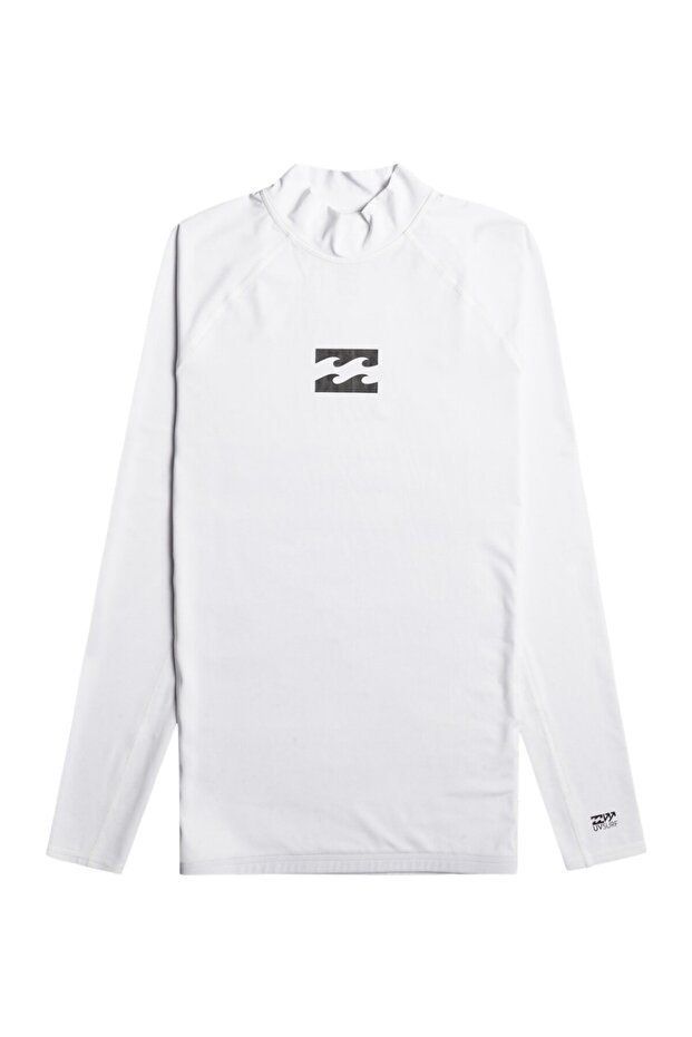 Men's White Waves All Day Ls Tshirt