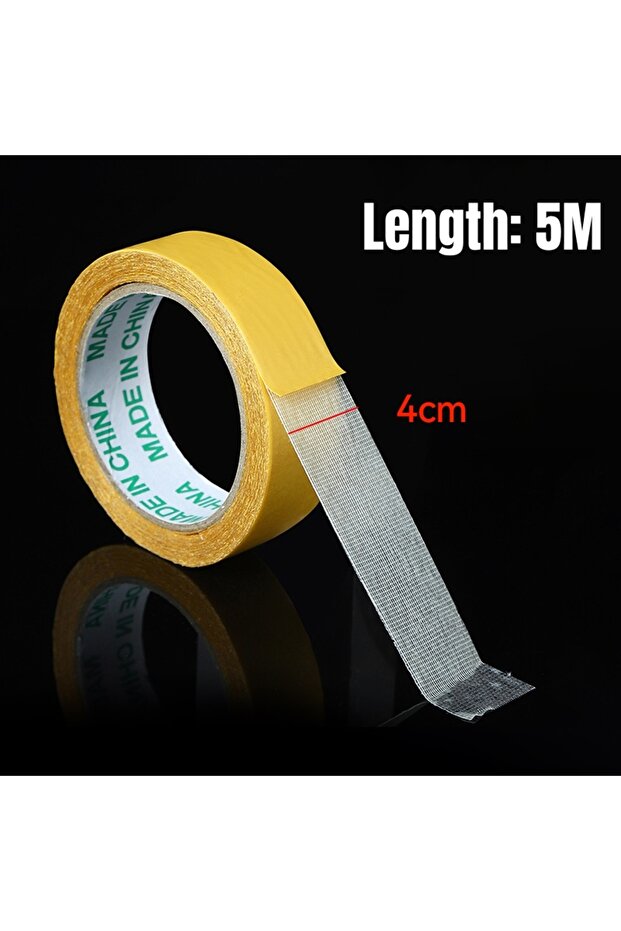 Width 4cm Length 5m Super Thin Strong Fixation Double Sided Adhesive Tape Heavy Duty Translucent Mes