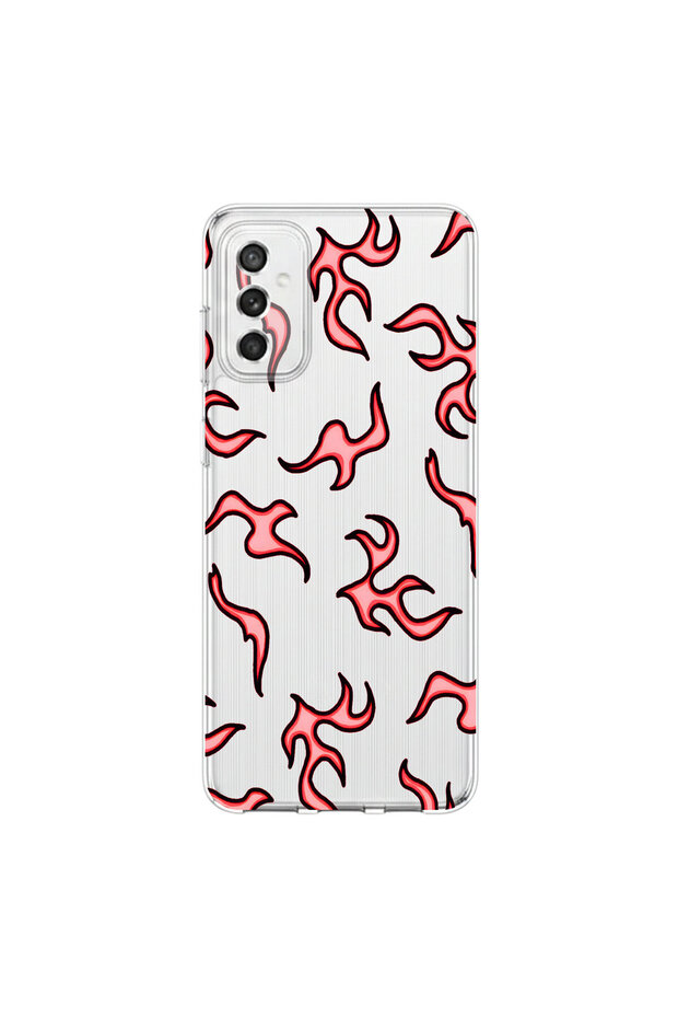 Samsung Galaxy M52 Compatible Wallpaper 4 Design Transparent Case