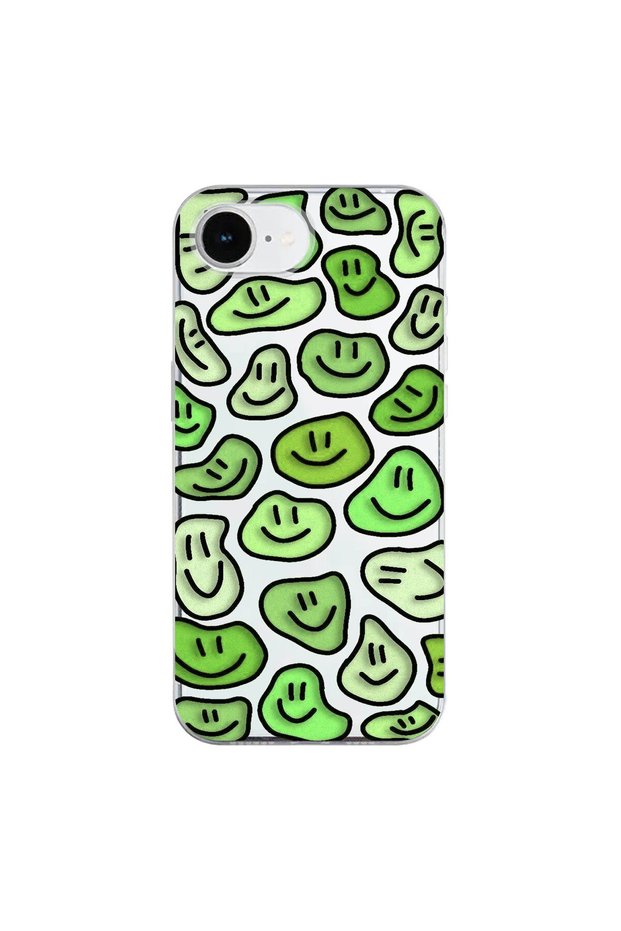 iPhone 16E Compatible Wallpaper 9 Design Transparent Case