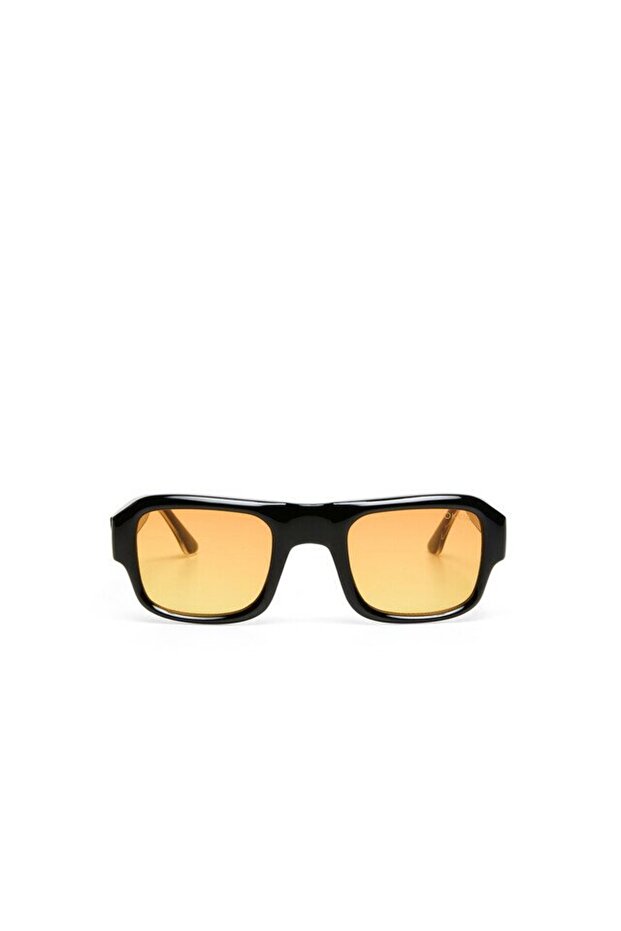 Club Stromboli Yellow Lens Sunglasses Black