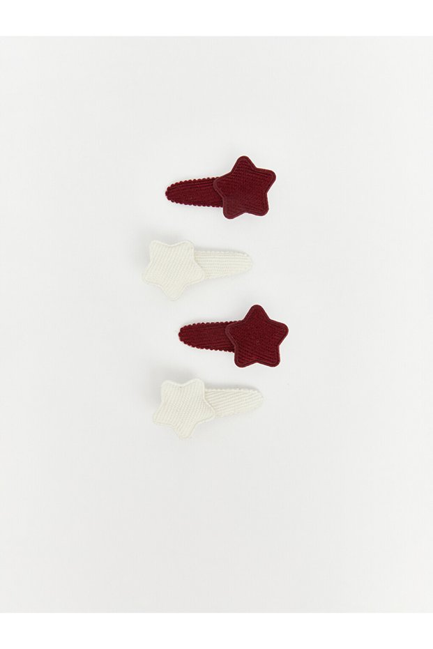 I Baby Girl Velvet Hair Clips 4-Pack from Freezen Store