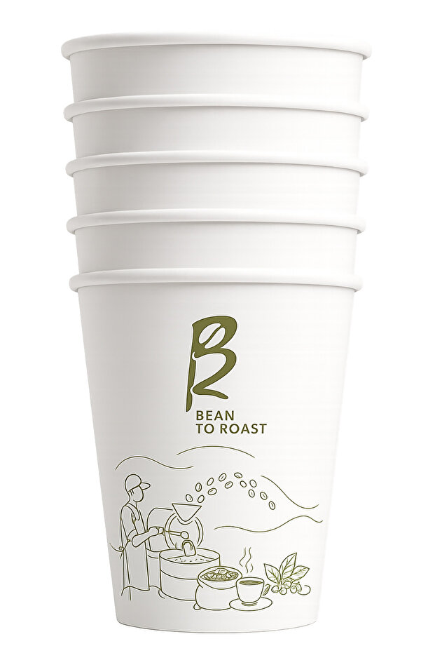 اكواب ورقيه من محمص Paper cups from B2R Roastery B2R