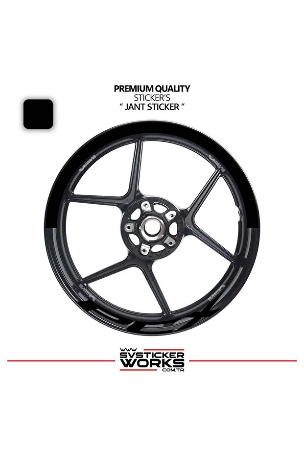 Honda Pcx Wheel Rim Strip – Half Rim Cover & Pcx Lettering Sticker Set