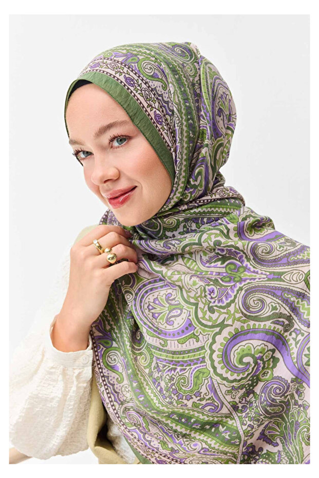 Tencel Monare Shawl Bohemian Green