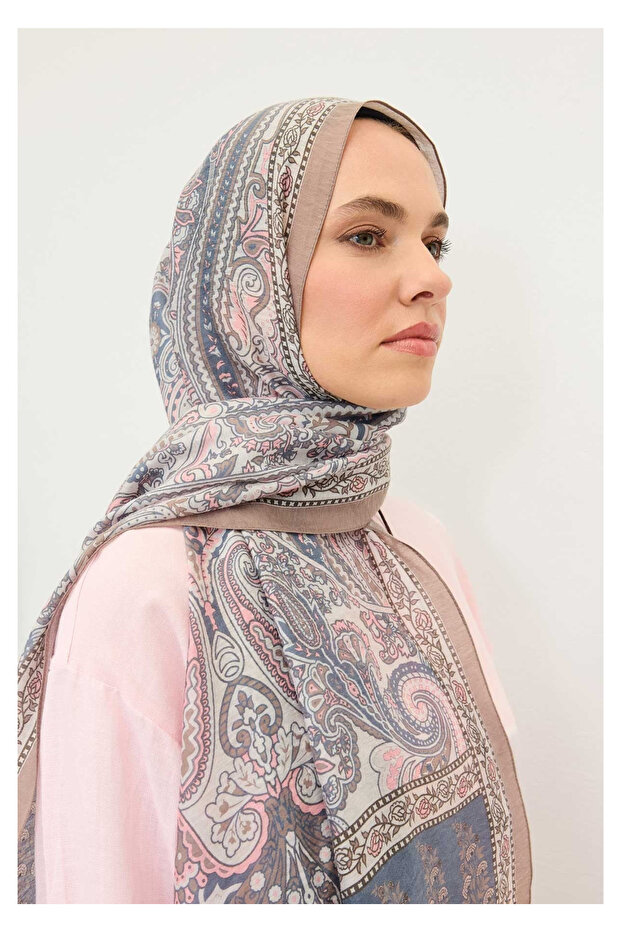 Tencel Monare Shawl Bohemian Blue Gray