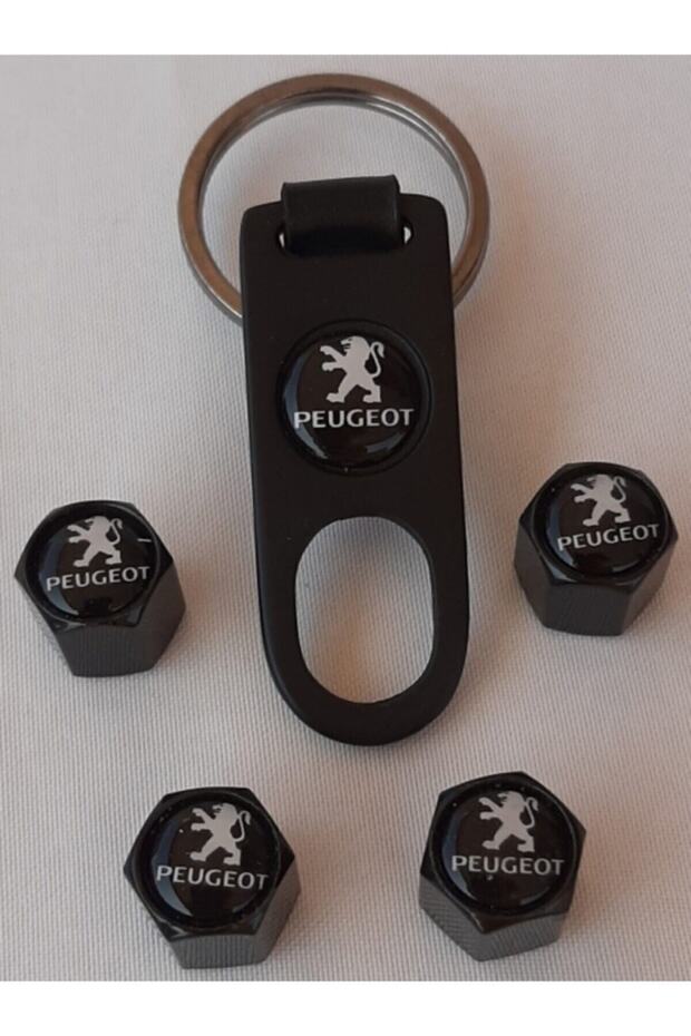 Peugeot Metal Valve Cover Keychain Set