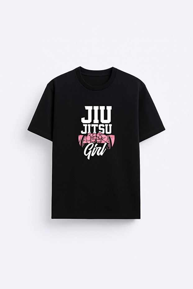 Jiu-Jitsu Printed Cotton Black T-Shirt T-Shirt