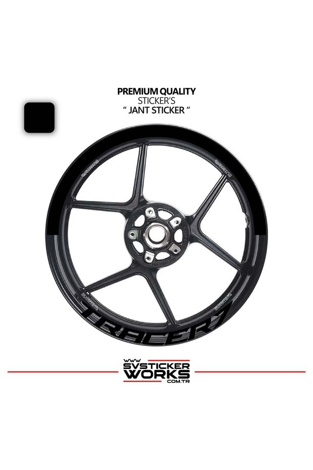Yamaha Tracer 7 Wheel Rim Strip – Half Rim Covering & Tracer 7 Lettering Sticker Set