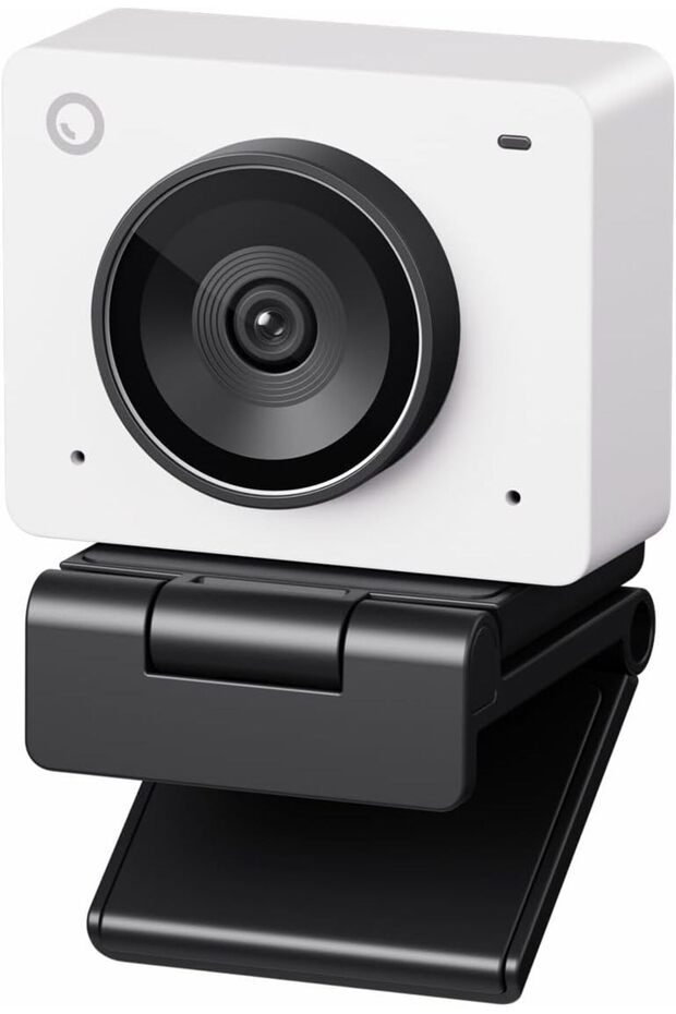 Meet 2 AI-Powered 4K Webcam, AI Framing & Auto Focus, Webcam with Microphone, 60 FPS, HDR Low-Light Correction, Beauty Mode, Webcam for PC, Streaming, Conference, Gaming etc. (Cloud White)