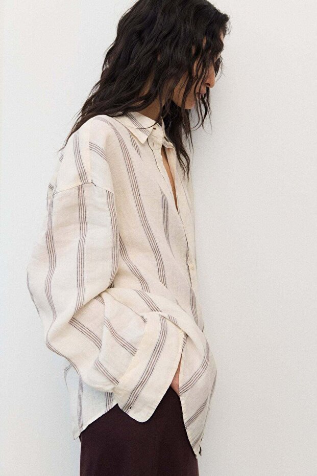 Oversized linen shirt
