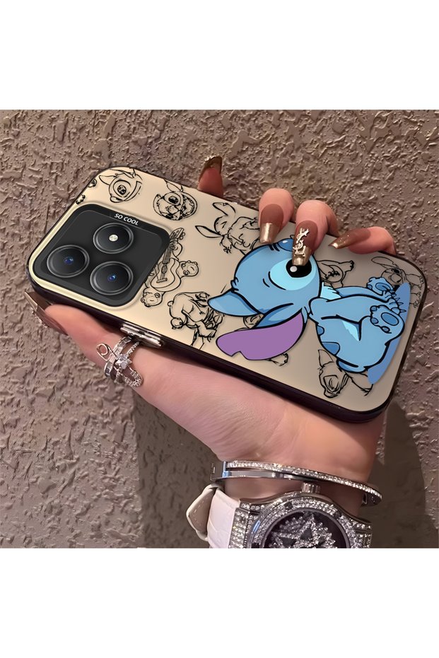 Realme C63 4G/C61 Compatible High-Quality Cartoon Printed Case, Stylish Versatile Full Protective Cover