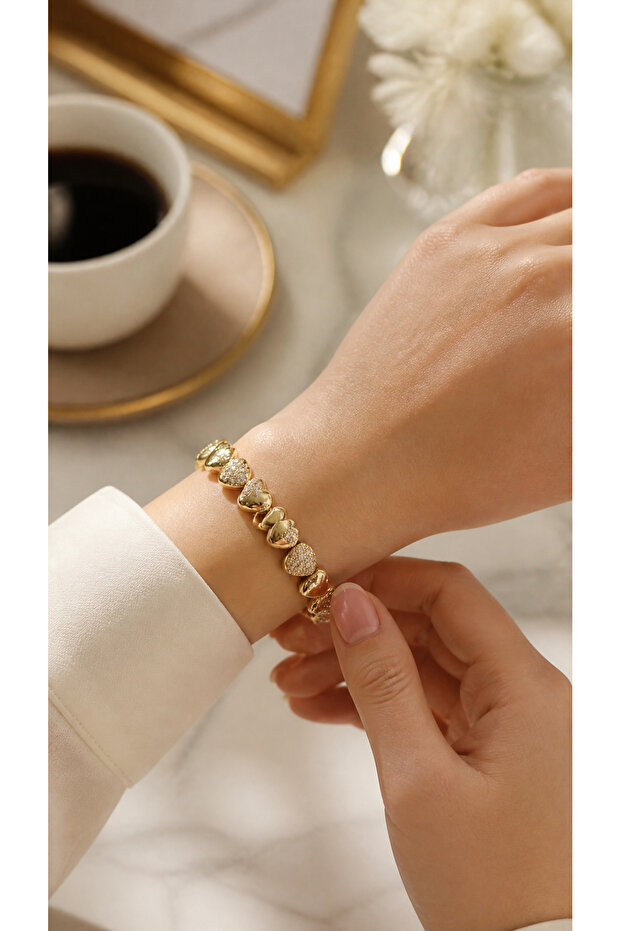 Heart and Stone Xuping Premium Bracelet Does Not Tarnish