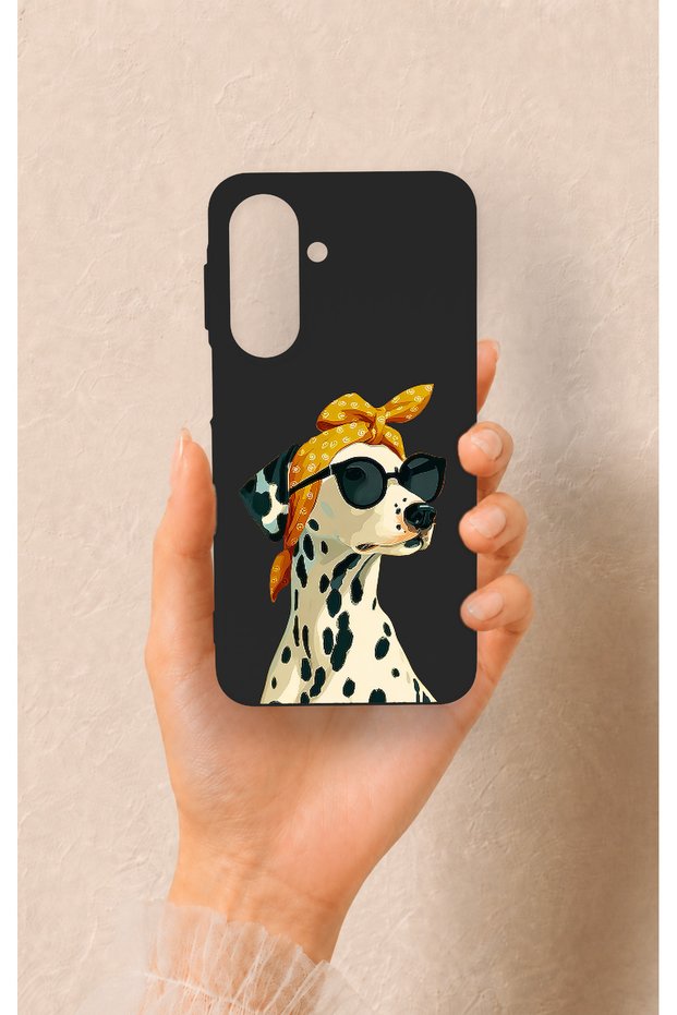 Samsung A27 Compatible Cool Dalmatian Patterned Silicone Case
