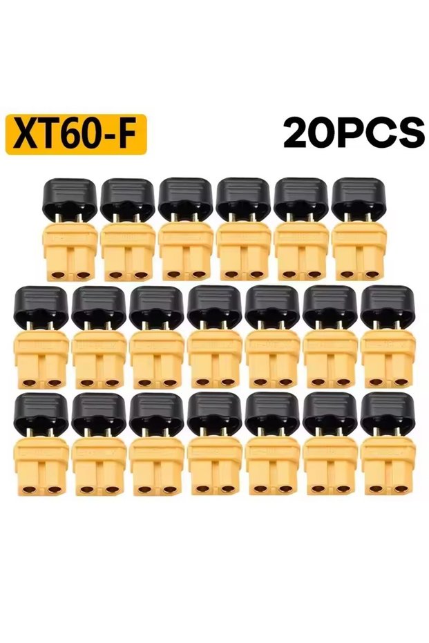 20X-XT60H Female 40/20/1PCS Male & Female Connector XT60 XT90 Plugs Wire Cable Connectors Adapter wi