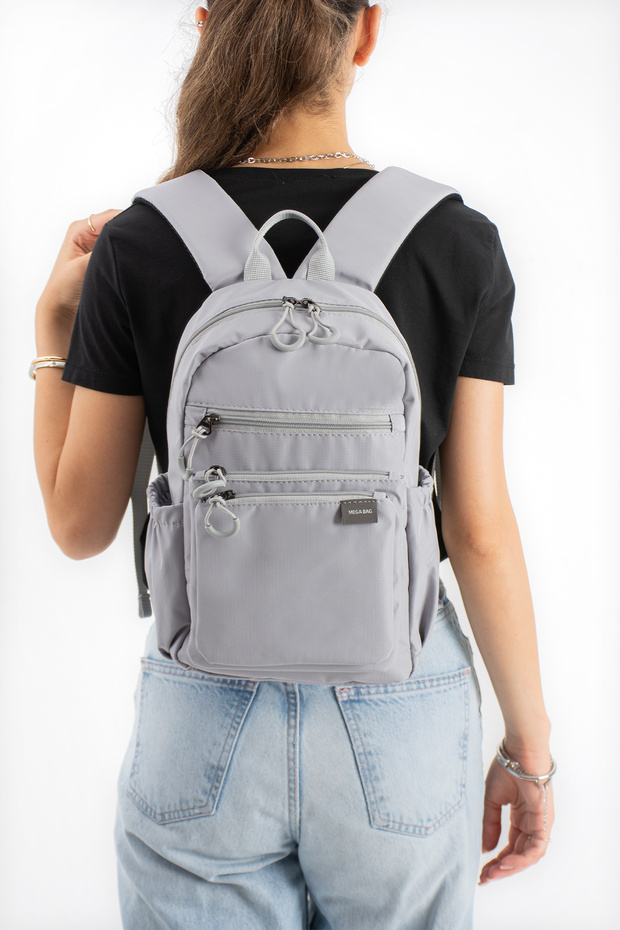 Mega Bag Lightweight Multi-Compartment Unisex Backpack Waterproof Fabric Medium Size School and Daily Travel Bag (Code 238)