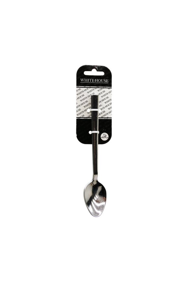 6 Pieces Eco-Friendly Sticks Simple Metal Dessert Spoons 2mm (5690)