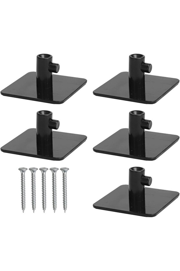 5-piece stand mixer accessory rack - For countertop mixers - Wall-Mount Kitchen hooks - can hold dough hooks & whisks