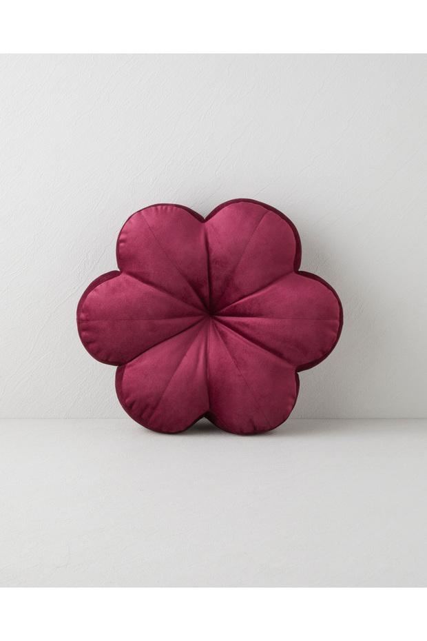 Artistic Bloom Decorative Throw Pillow 40 cm Cherry