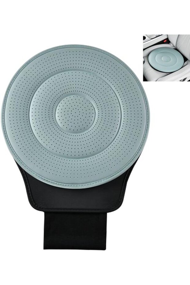 Car Seat Cushions Thickened Seat Cushions Rotating Car Seat Cushions 360-Degree Rotating 45x40x2cm Breathable Green