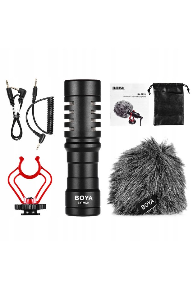 Microfon condenser BY-MM1 pentru camera smartphone-ului