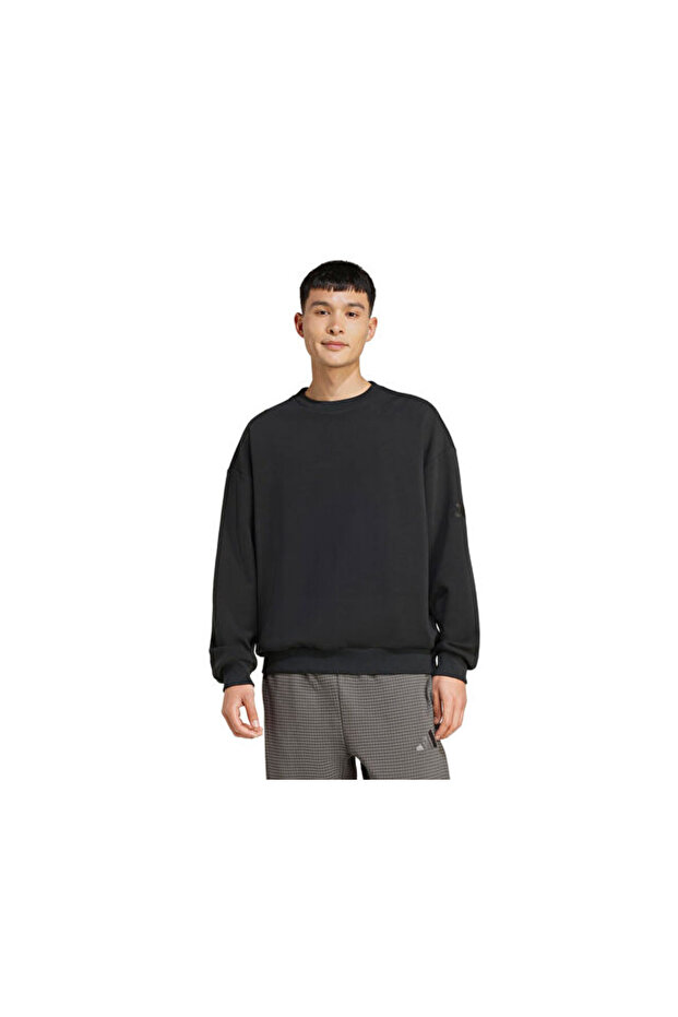 M Soft Lux Sk Crew Men's Casual Sweatshirt Kf0485 Black