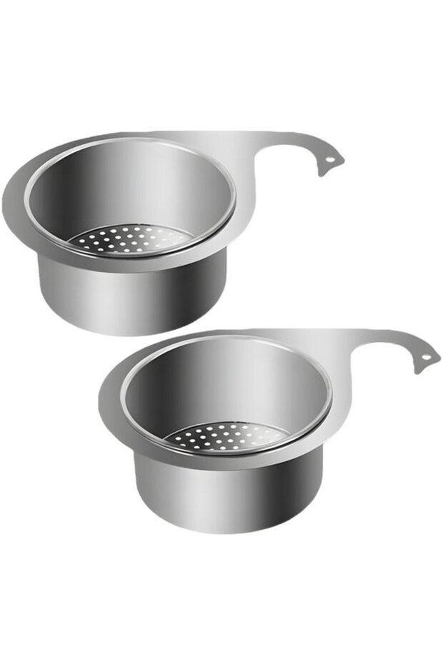 Two-piece Swan Drain Filter (Silver)