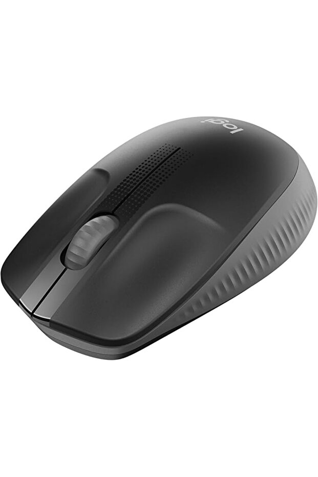 فأرة لاسلكية لوجيتك M190، تصميم منحني كامل الحجم مناسب لكلتا اليدين، بطارية تدوم 18 شهرًا مع خاصية توفير الطاقة