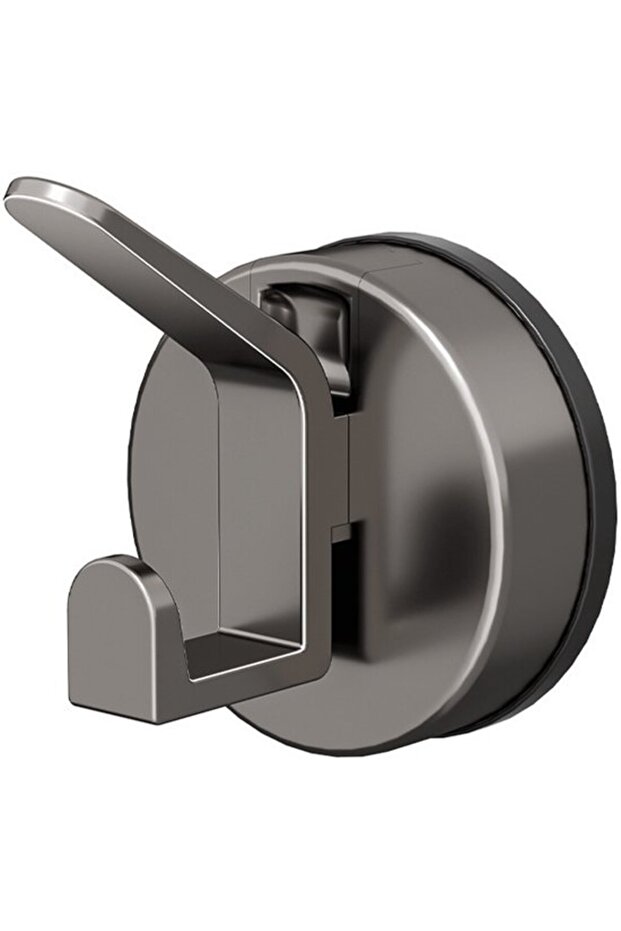 Self-adhesive towel hooks – No drilling required, rotating suction cup, ABS silicone material, gray, suitable for bathrooms and balconies.
