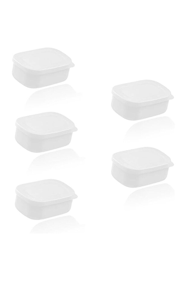 Pcs Stackable, Freezer-Safe Universal Food Storage Containers for Adult Meal Prep and Kitchen Organization (White, 10cm x 6.8cm x 3.8cm)