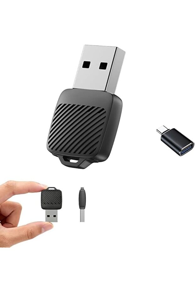 محول لاسلكي صغير 2 في 1 لـ CarPlay وAndroid Auto، دونجل صغير للغاية لتحويل الاتصال السلكي إلى لاسلكي، USB-A