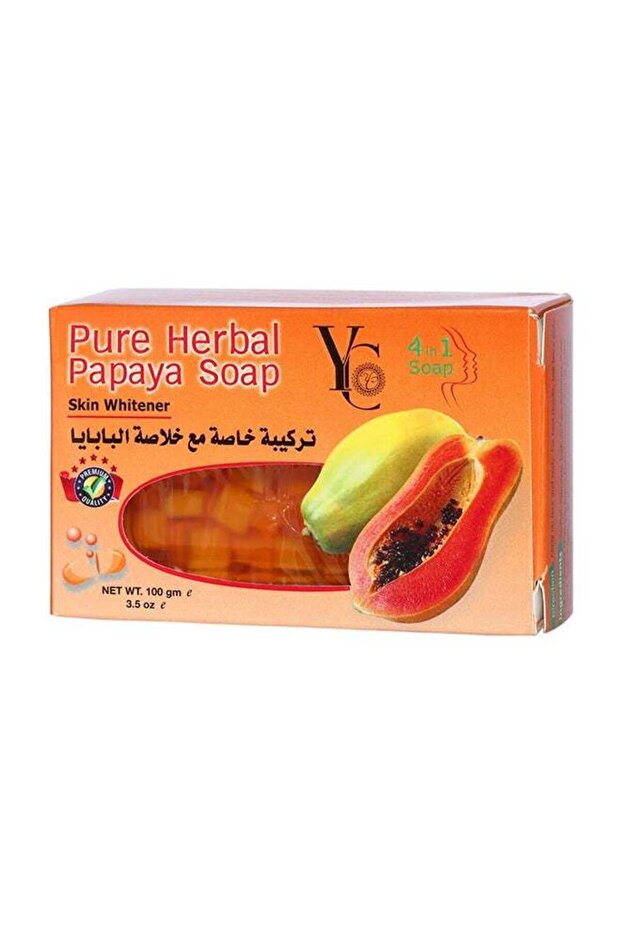 4-In-1 Pure Herbal Papaya Soap 100grams