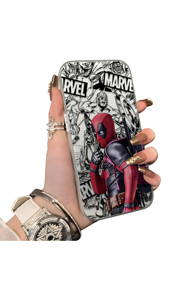 Vivo X200 Pro Compatible Spiderman Patterned Silicone Edge Hard Back Case Couple Phone Case