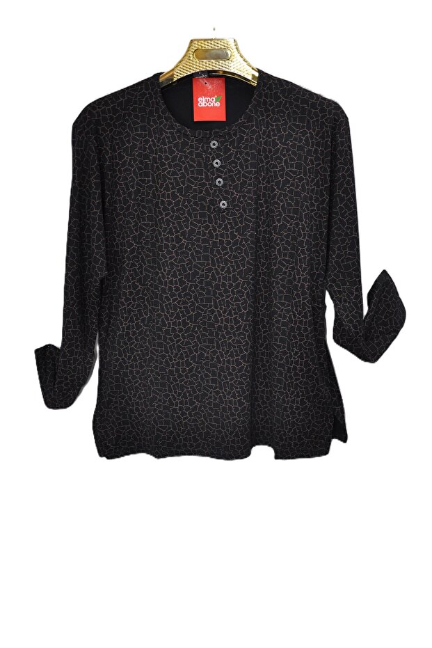 Plus Size Women's Combed Cotton Blouse