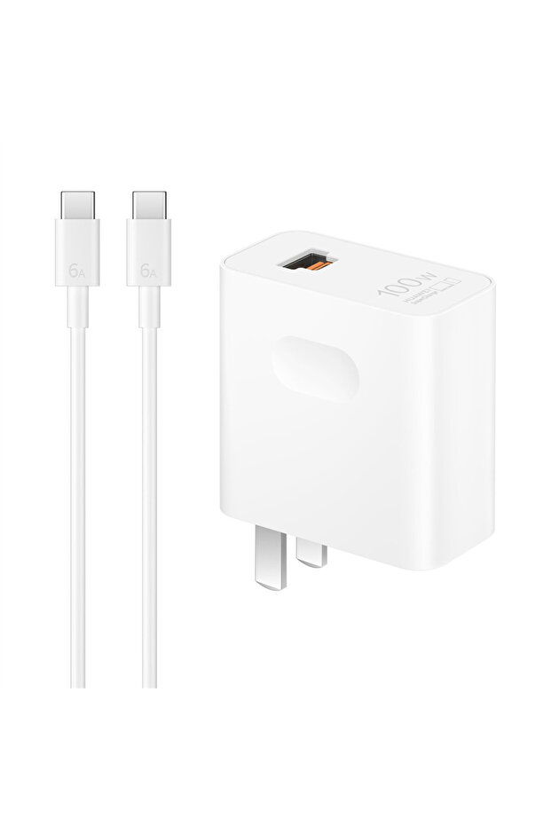 Huawei US Add 1M Cable Huawei Pura 70 80 Ultra 100W Universal Charger USB A/C Port SuperCharge Adapt