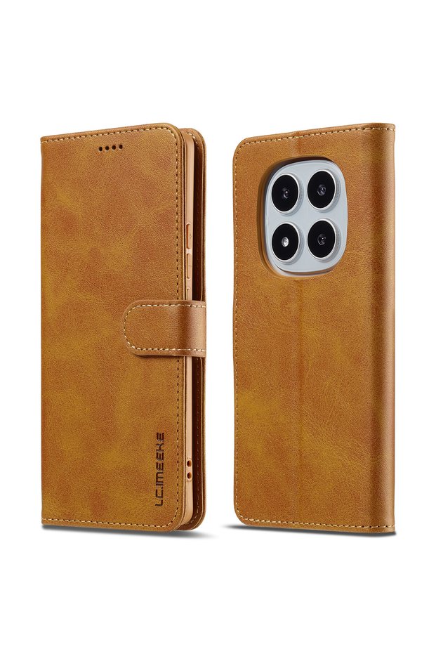 Redmi note 15 5G YELLOW Luxury PU Leather Phone Case for Xiaomi Redmi Note 15 14 Pro + Plus 14C 4G 5
