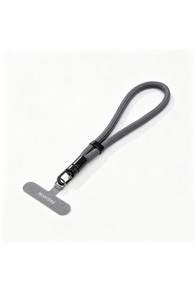 Silver / Gray Mobile Phone Strap, Wrist Adjustable Short Strap, Women's High-End Crossbody Strap, Ba