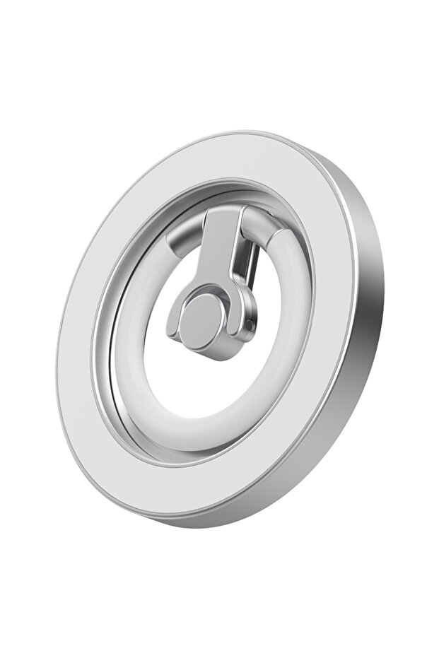 White 2026 New Double-sided Strong Magnetic Phone Holder for Magsafe Folding Portable Finger Ring Br
