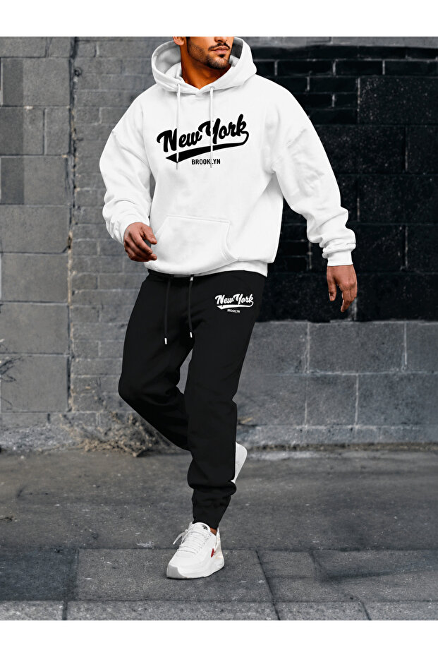 Sweatshirt Tracksuit Set Oversize Shaped Comfortable Fit Quality Fabric New Printed