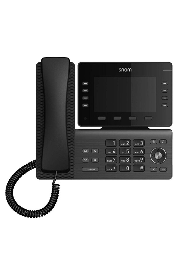 D862 VoIP Desk Phone - 5-Inch IPS Color Display, USB 2.0, 8 Programmable Keys