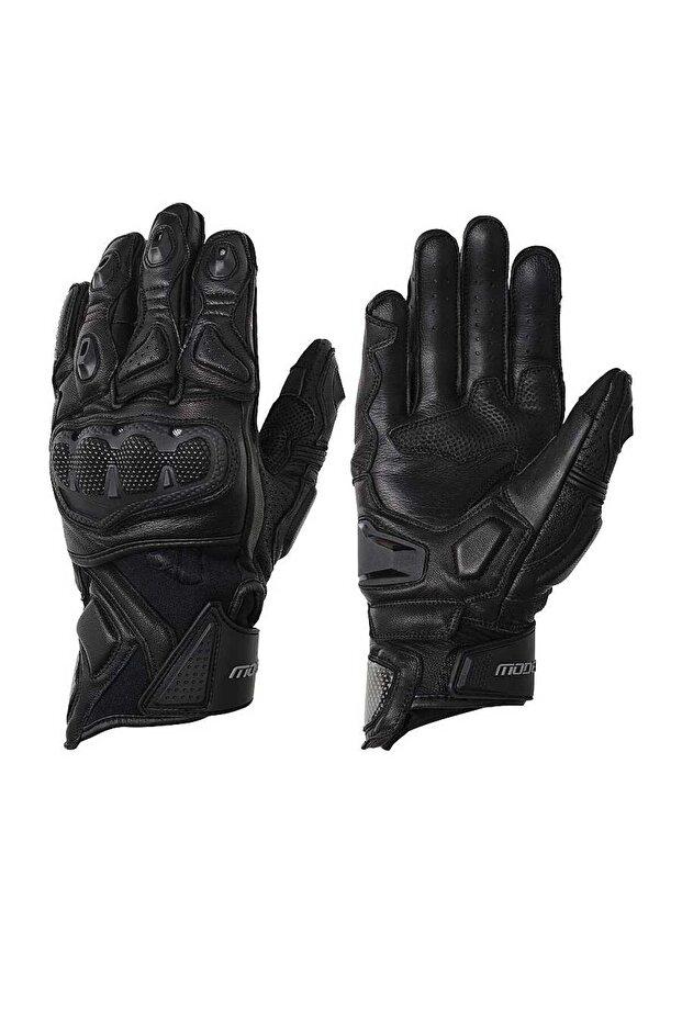 Evox Leather Gloves Black