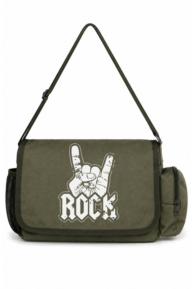Rock Metal Music Band Printed Unisex School, Sports, Office Multi-Purpose Messenger Bag