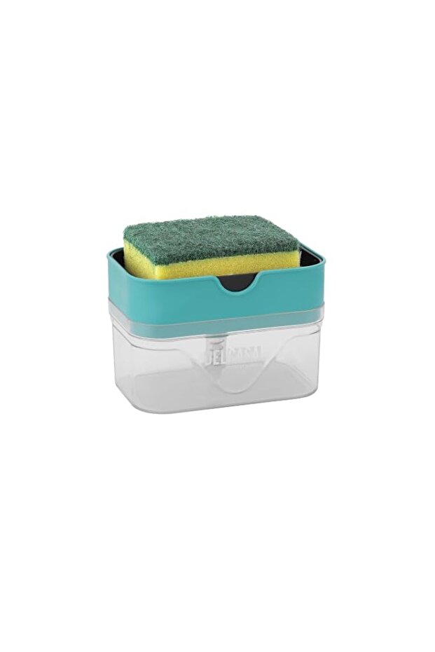 Delcasa 500 ML Soap Dispenser with Sponge ScrubberDC2865