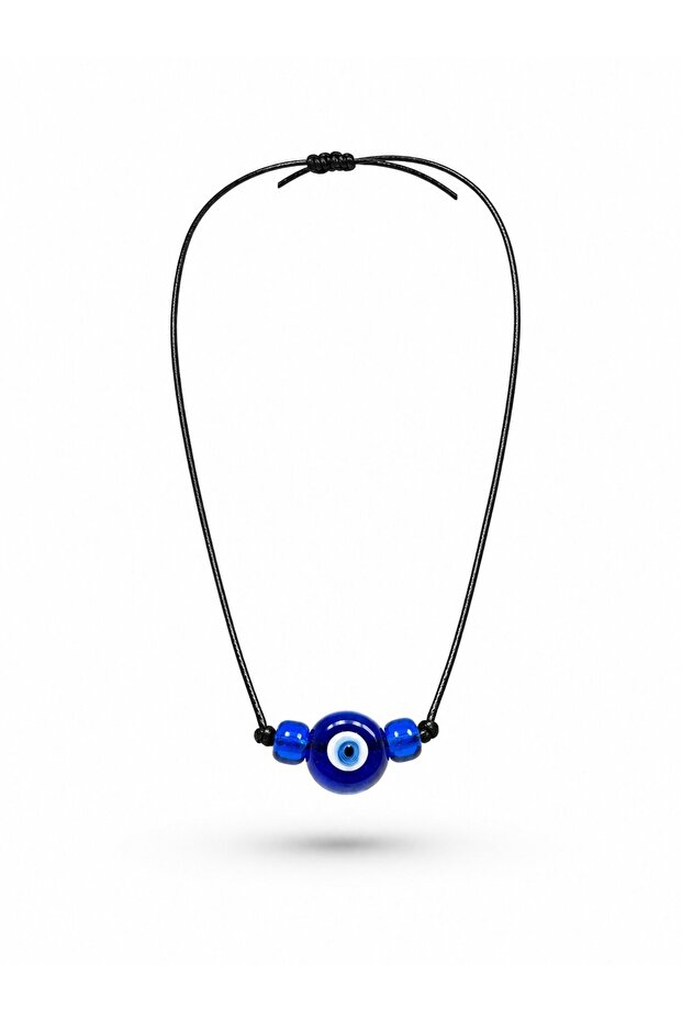 Handmade Bohemian Blue Evil Eye Necklace