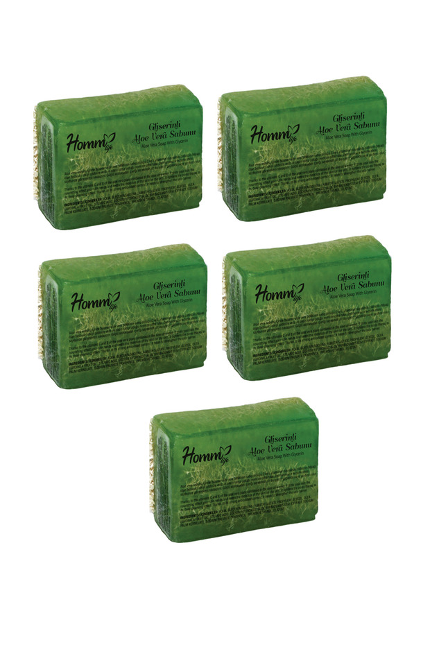 Homm Life Glycerin Aloe Vera Soap - 5 Pieces