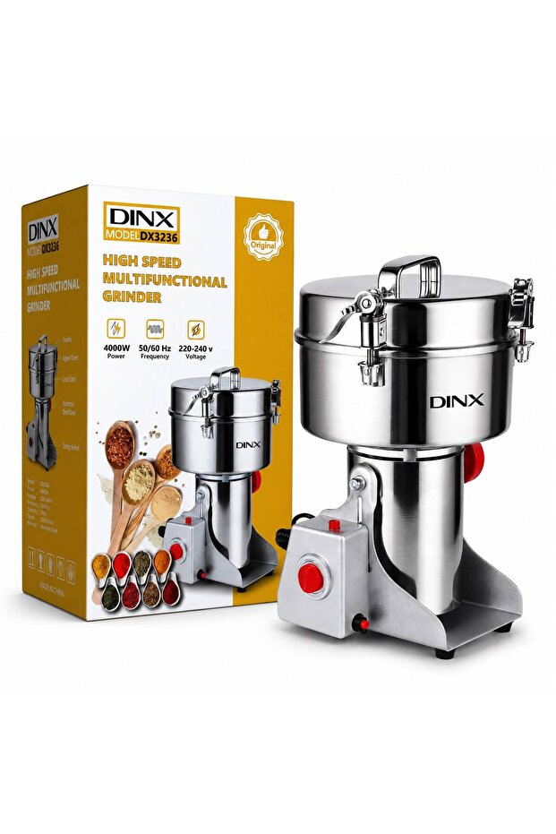 Dinex Dx3236 Multi-Function High Speed Grinder - 4000W, Made of High-Strength Stainless Steel